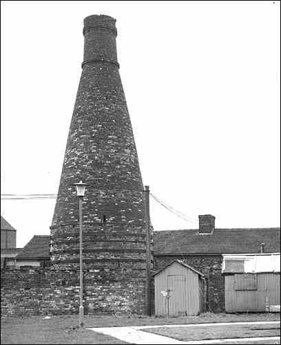 the Caroline Works, Caroline Street, Longton c.1975-6