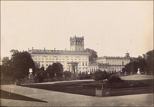 principal facade of Trentham Hall 