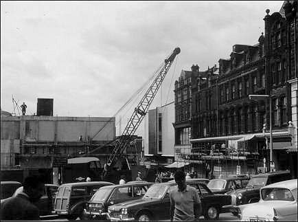 View from Market Square looking towards Lamb Street.