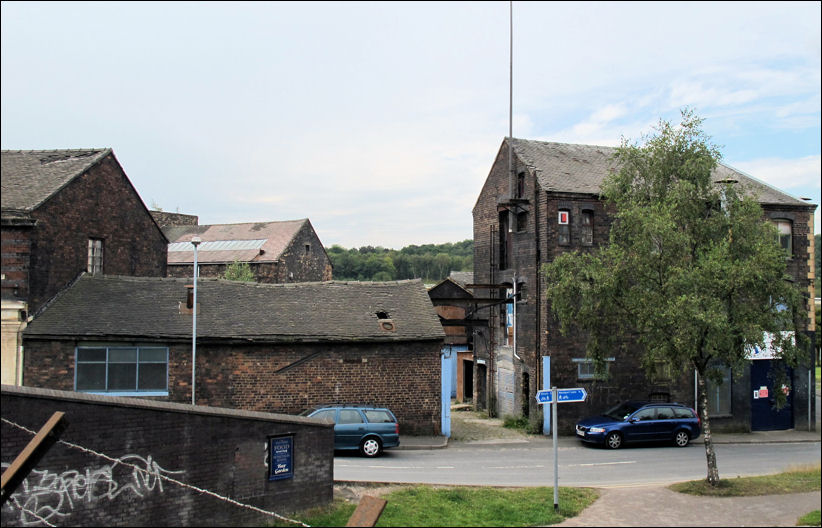  the Vulcan Works from the bridge over the Trent & Mersey Canal