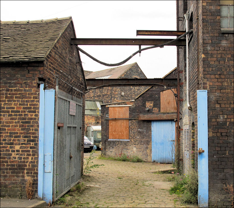  the entrance to the Vulcan Works, on Canal Street