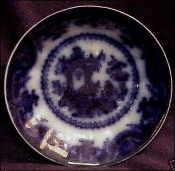 Flow Blue Dish