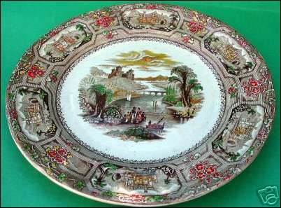 Plate in the Florentine pattern