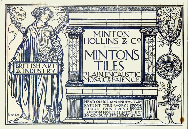 Minton, Hollins & Co advert - 1903 