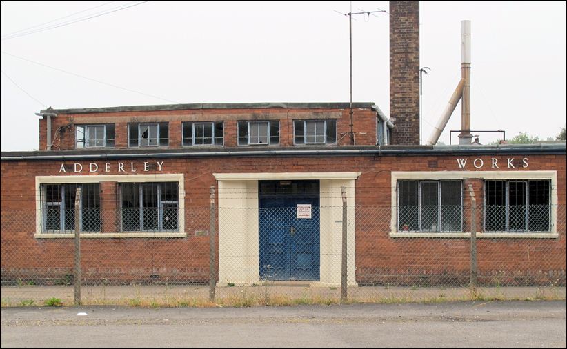 the former Adderley Floral China Works, Sutherland Road, Longton