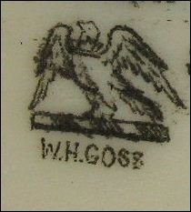 the Falcon was a printed mark of W.H.Goss