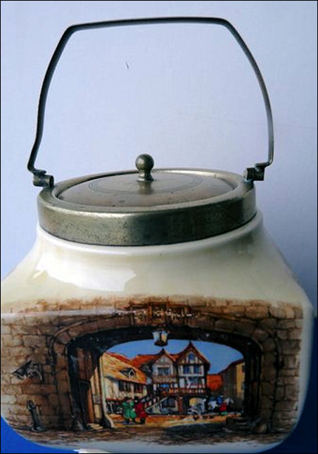 Biscuit barrel by Lancaster & Sons