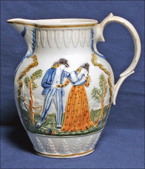 Prattware Jug - Sailors Fairwell 