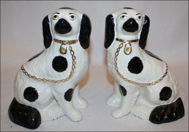 Staffordshire Dogs - made by Rushton Ceramics
