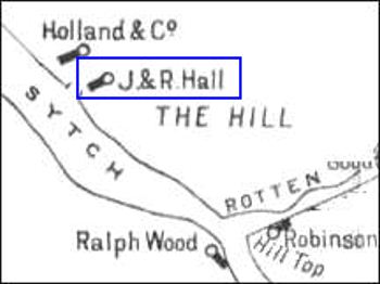 map showing the location of the Sytch Pottery