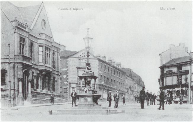 Enoch Wood's Drinking Fountain - a postcard c.1905