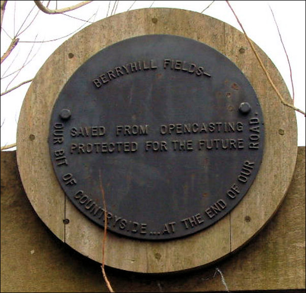 "BERRYHILL FIELDS OUR BIT OF COUNTRYSIDE ... AT THE END OF OUR ROAD"