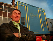 Mike Lloyd outside The Royal