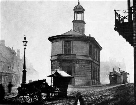Tunstall town hall in Market Square c.1885