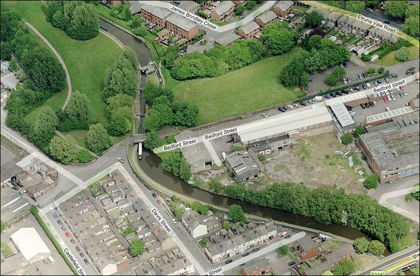 Bedford Street Staircase Locks on the Caldon Canal