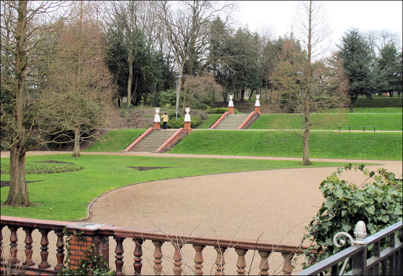 the terraces from bridge No. 5a