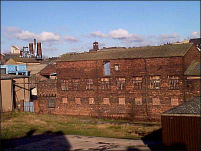 Wharf buildings at the top of the canal