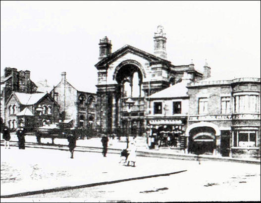 A view of Swan Square, Burslem