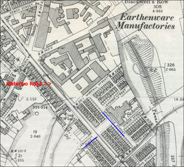 Granville Street and Waterloo Road area in 1898