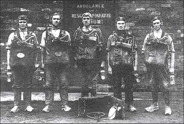 The Sneyd rescue team were the first to go down after the 1942 disaster