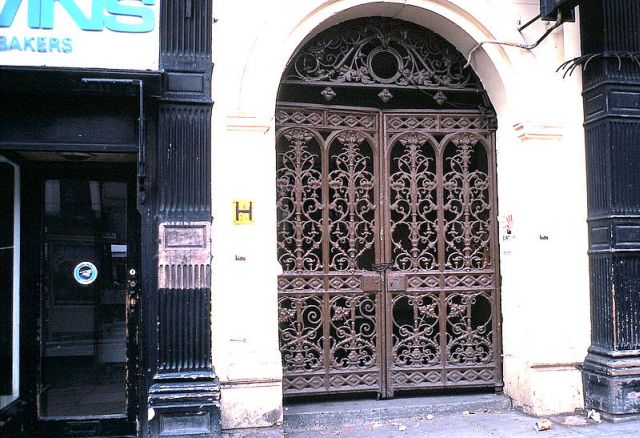 the gates of Hanley indoor market