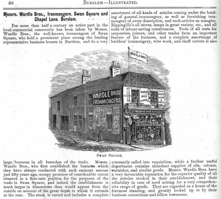 Messrs. Wardle Bros., Ironmongers,