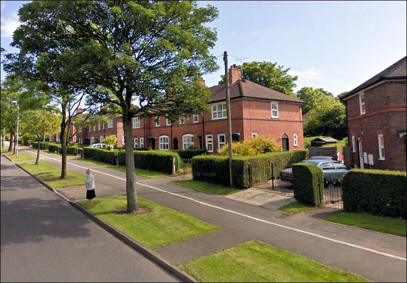 Houses on Harpfield Drive built by the Sutton Model Dwellings Trust