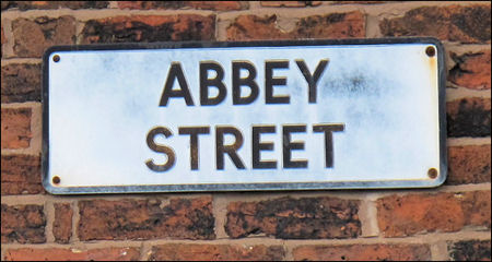 Abbey Street - a number of streets have names wich reflect the prior existance of the Abbey