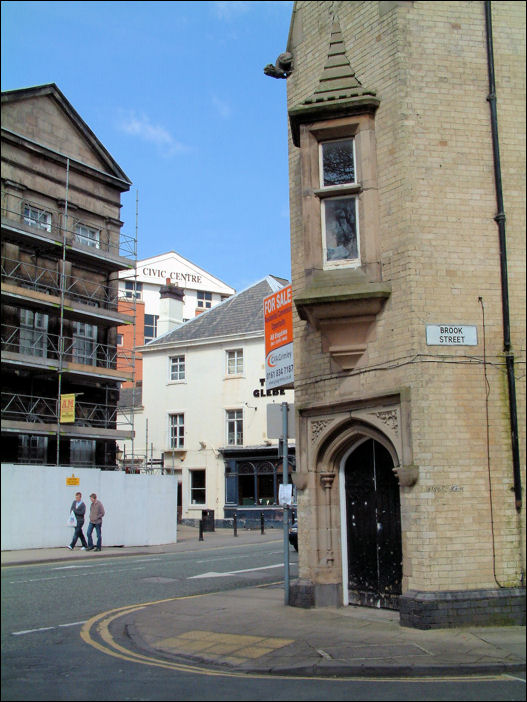 View of No 1 Brook Street and Glebe Street