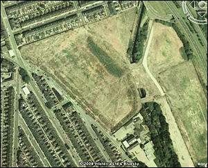 Aerial view of Stoke City’s former home