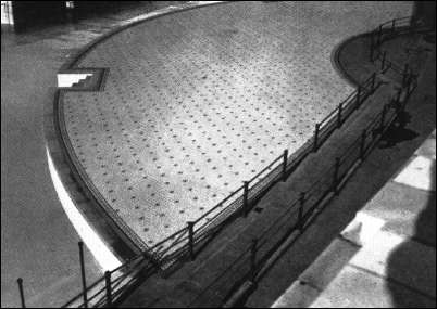 The sun-bathing area, South Shore Baths, Blackpool