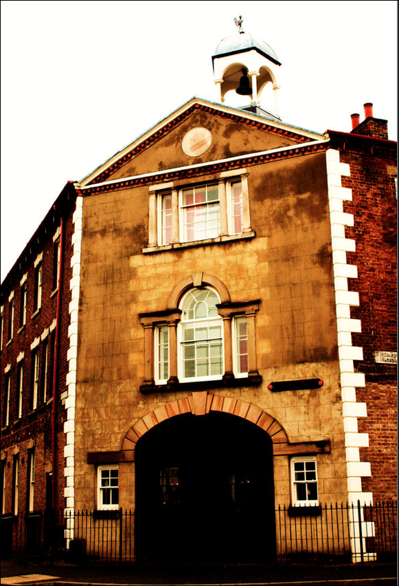 The corner frontage of the old Enoch Wood Fountain Works - Burslem