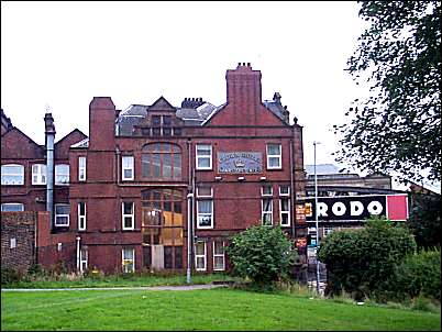 view of the side of the Crown Hotel in 2000.