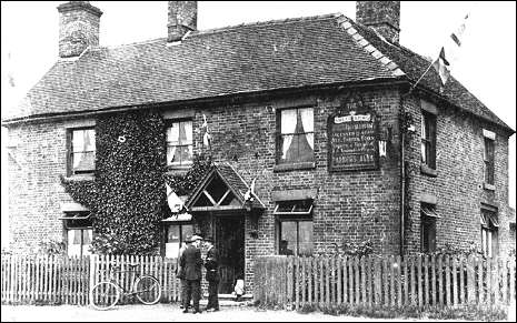 Postcard of the original Sneyd Arms