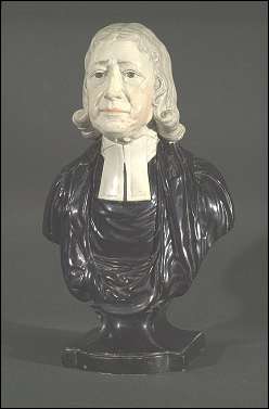 John Wesley: Staffordshire ceramic bust