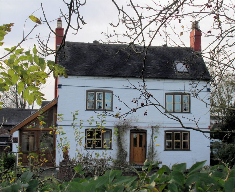 Elm House, Packmoor - the frontage on Handley Street