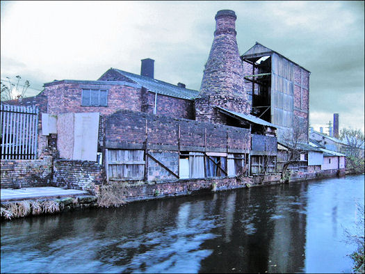 Bottle oven at the former Dolby Pottery, Lytton Street, Stoke