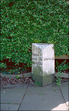 Milepost, Longton Road, Trentham