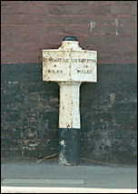 Milepost on King Street