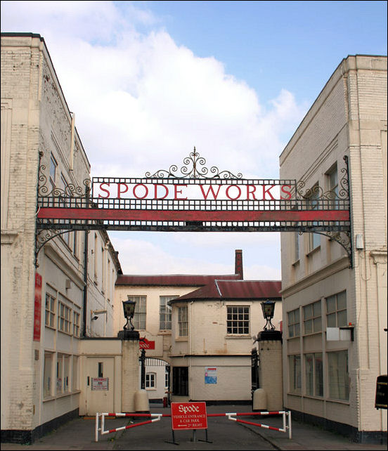 Entrance to Spode Pottery Works, Stoke