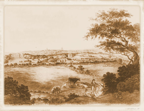 Engraving of Etruria Valley, pre 1840