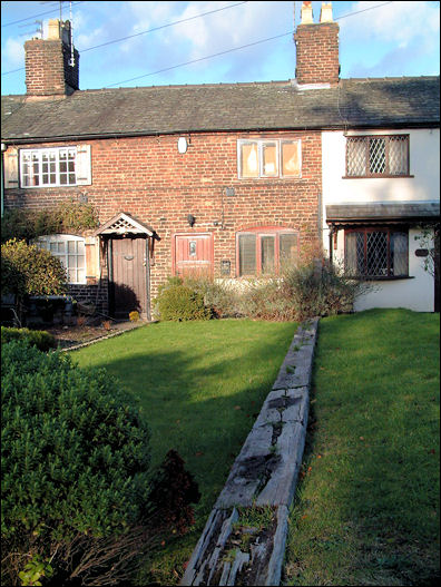 at Twelve Row, Kidsgrove sleepers form the house boundary 