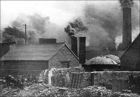 Pot Banks and brick works "on almost every street corner"