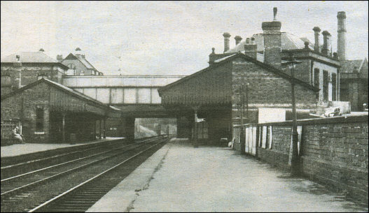 Burslem station in 1955