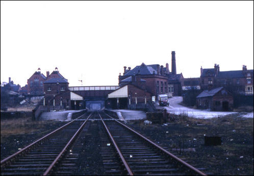 Burslem station on the Potteries Loop Line