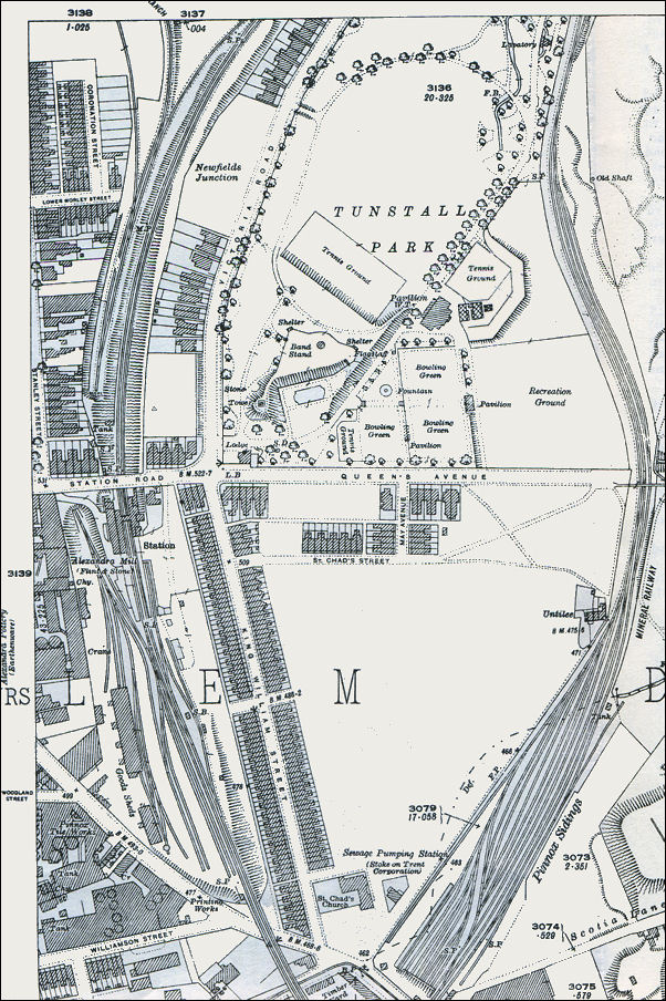 Tunstall Station - 1922