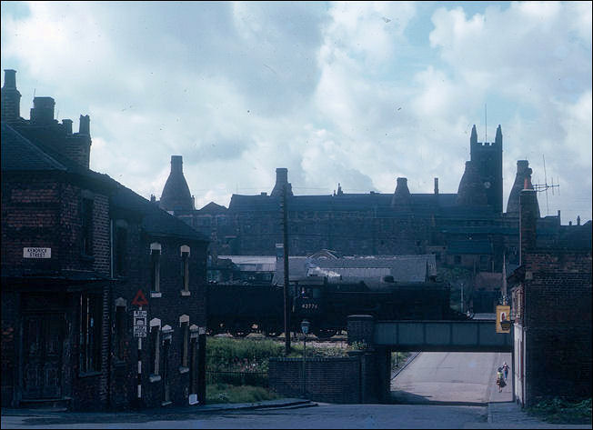 A view of St. James church from Kendrick Street - 1960's