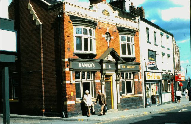 The Trumpet on Parliament Row - now demolished and replaced by a MacDonald's