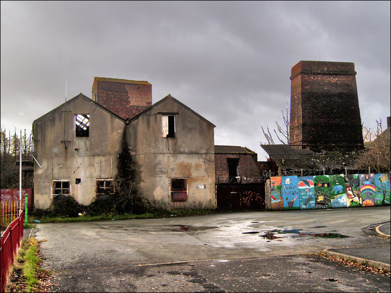 Calcining kiln at Milvale Street, Middleport, Burslem - 2007