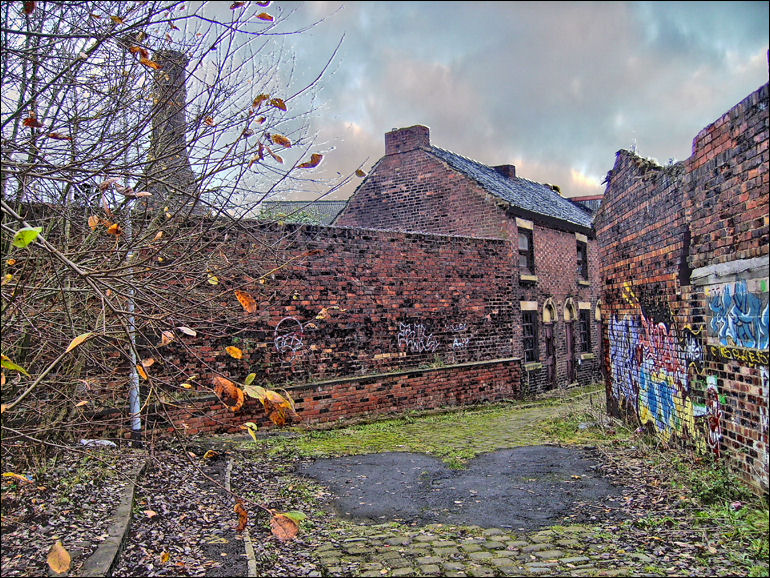 Cottages in Short Street and kiln, Longton - 2007